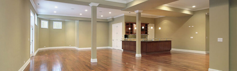 Basement With Kitchen In New Construction Home